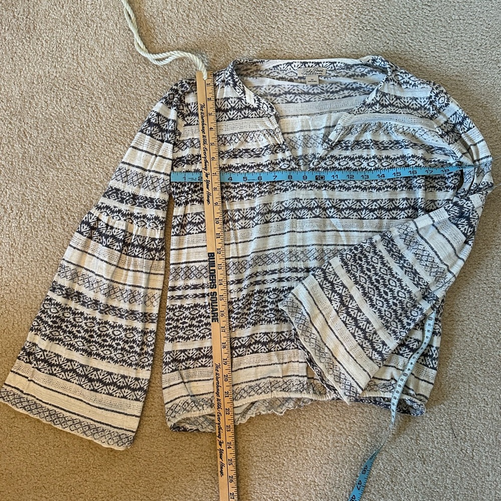 Lucky Brand Monochrome Knit Top